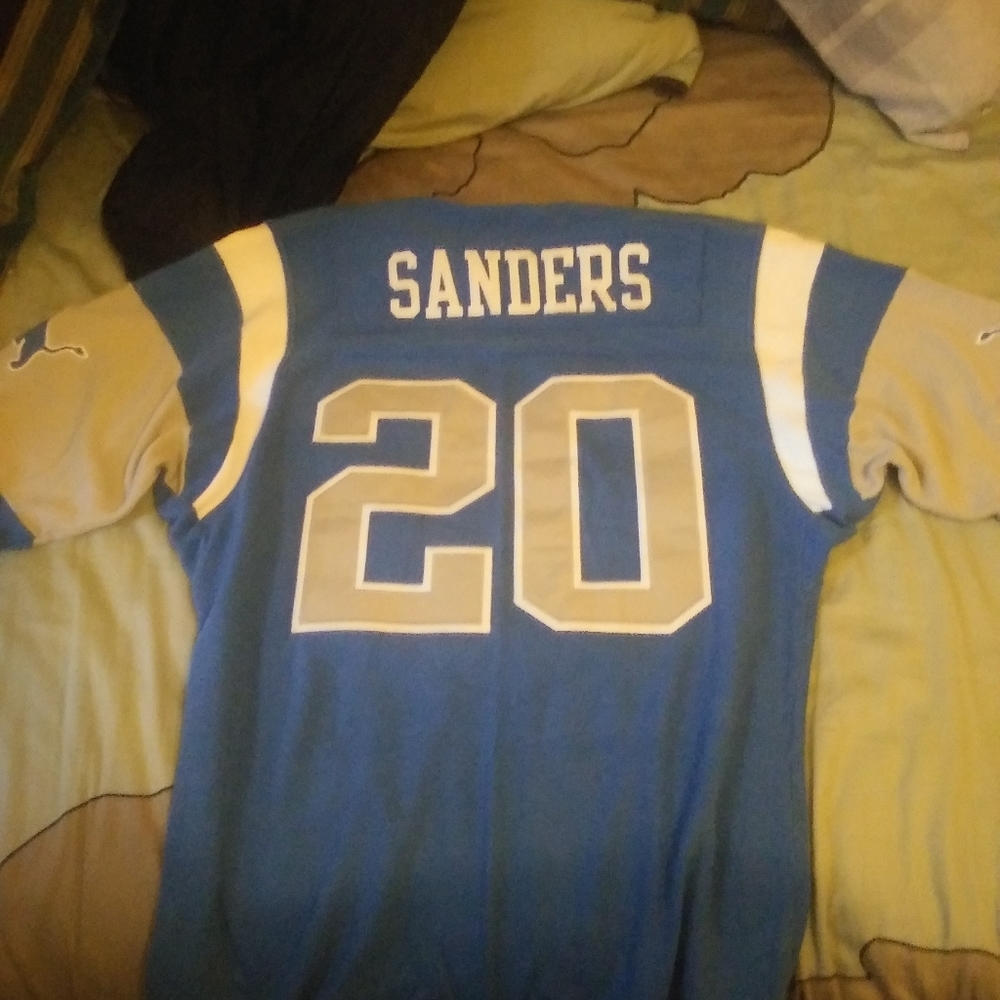 Barry Sanders sweater throwback jersey